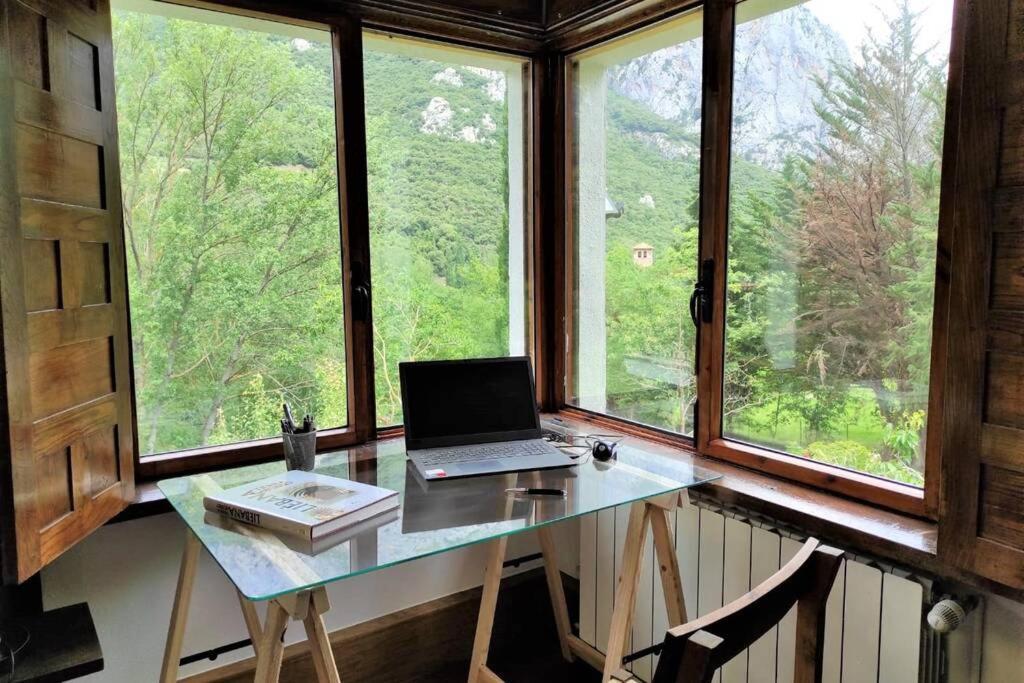El Chalet De La Poza - Rio, Barbacoa, Wifi, Zona De Trabajo, Vistas. Lebena Eksteriør bilde